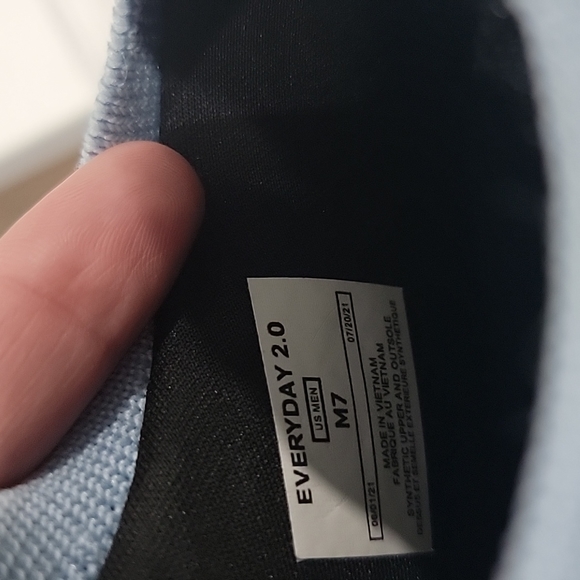 Vessi Sky Blue Everyday Sneakers Men's 7 - Picture 9 of 9